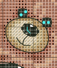 Digital Cross Stitch Pattern β Mom and son