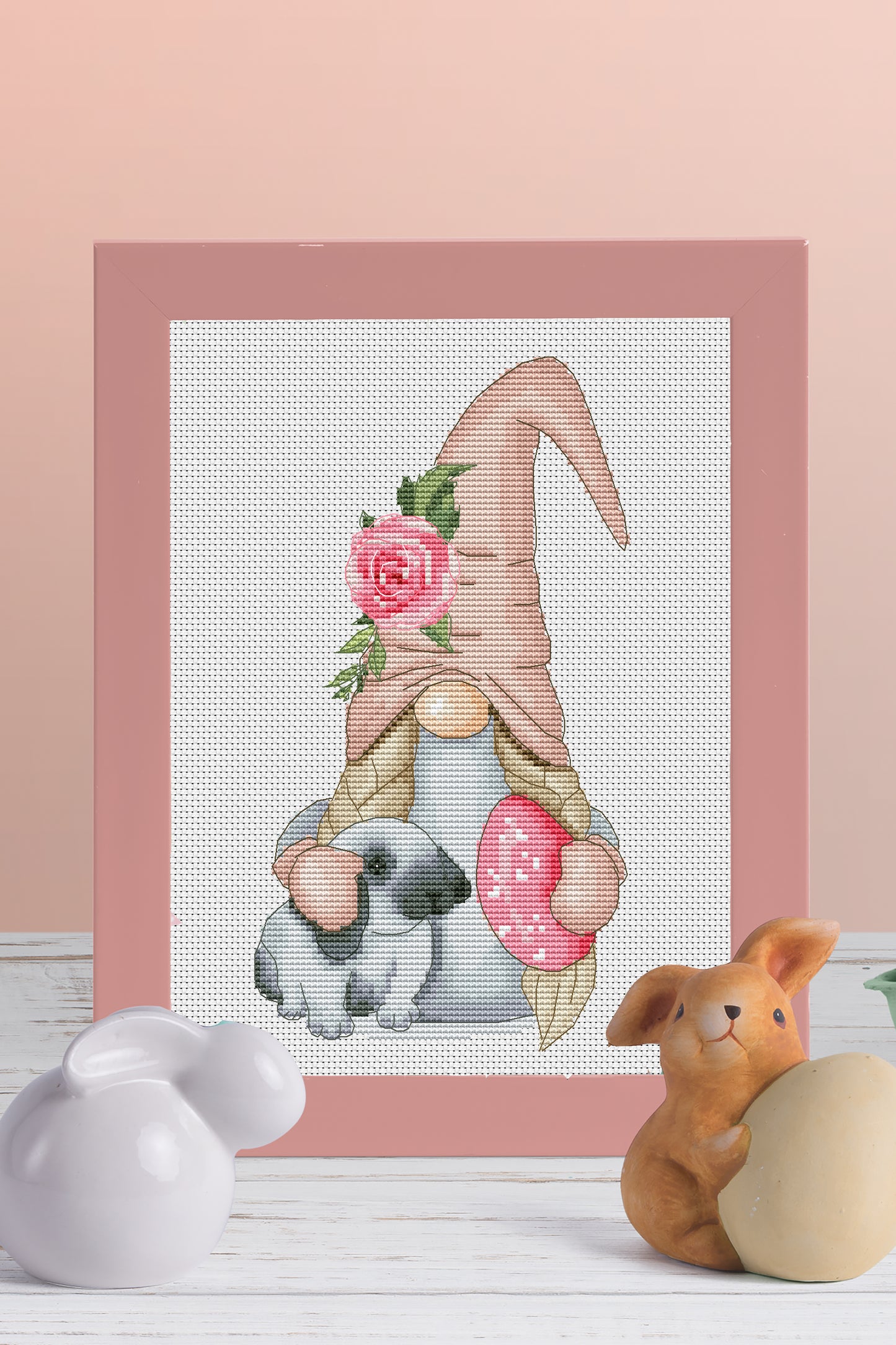 Easter female, Cross stitch pattern, Counted cross stitch