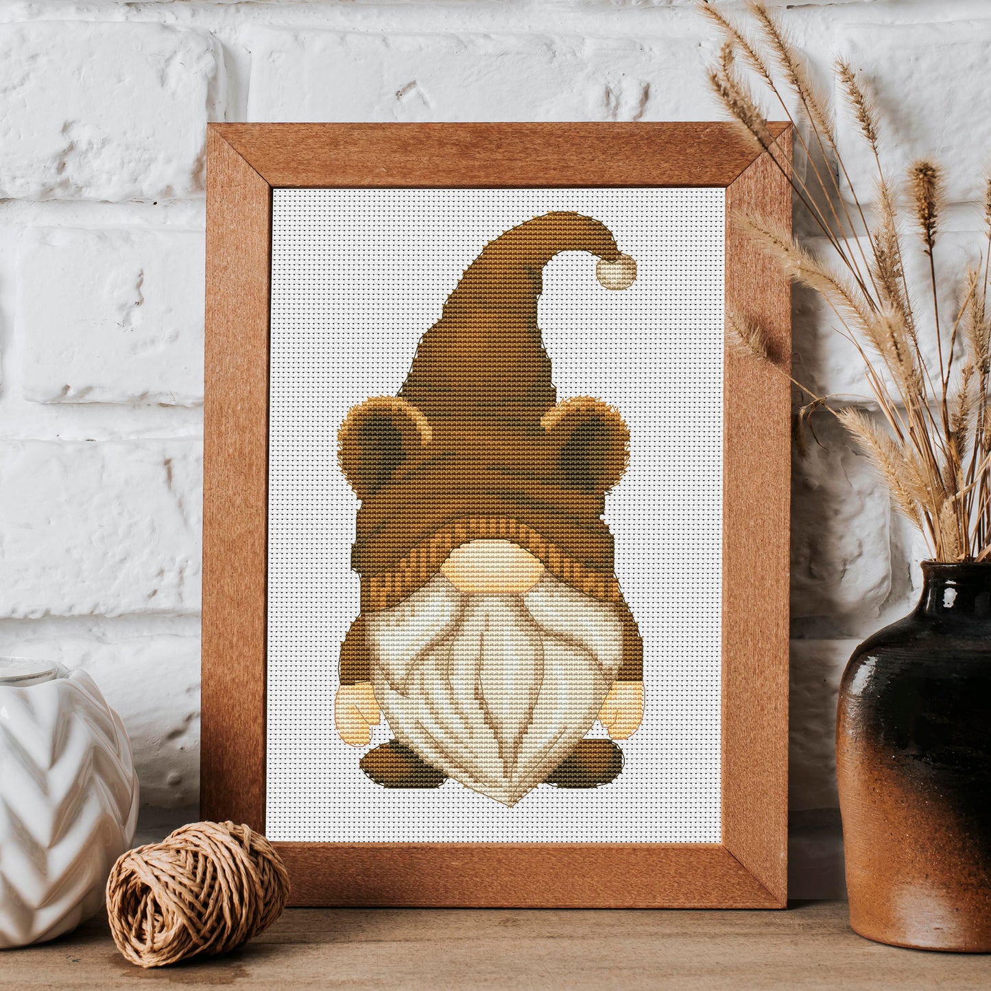 Bear, Cross stitch pattern, Bear cross stitch, Animal cross stitch, Easy cross stitch, Gnomes cross stitch, Simple cross stitch