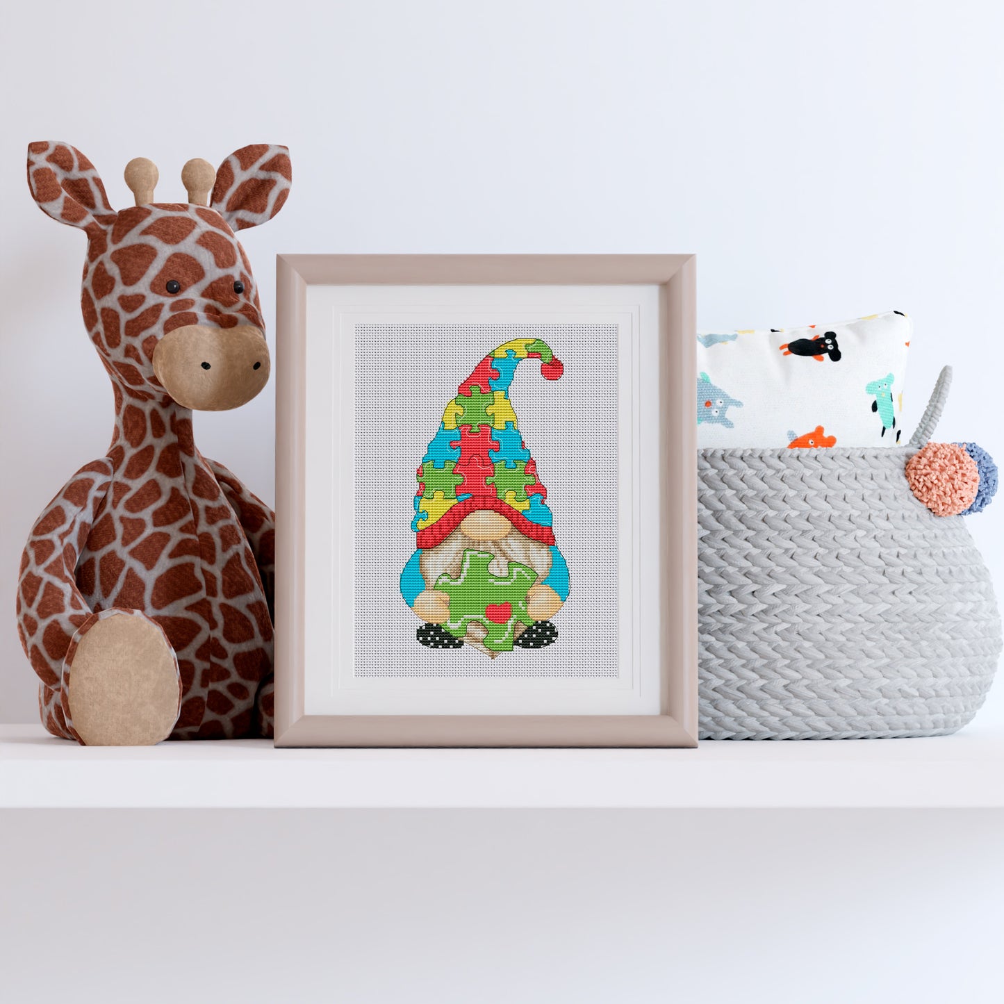 Autism, Cross stitch pattern, Counted cross stitch