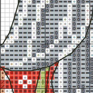 BBQ gnome, Cross stitch pattern