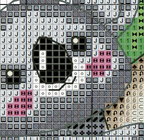 Australian gnome, Cross stitch pattern, Counted cross stitch, Gnomes cross stitch