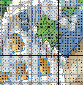 Hello Winter , Cross stitch pattern