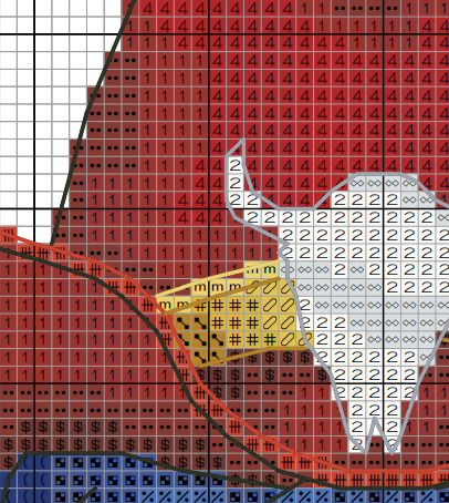 Wild West Gnome Cross stitch pattern