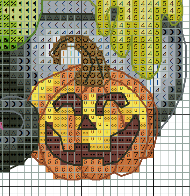 Witch, Halloween cross stitch, Gnomes cross stitch, Modern cross stitch, Cross stitch pattern, Halloween decor, Halloween gift
