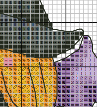 Witch, Cross stitch pattern, Gnome cross stitch, Easy cross stitch