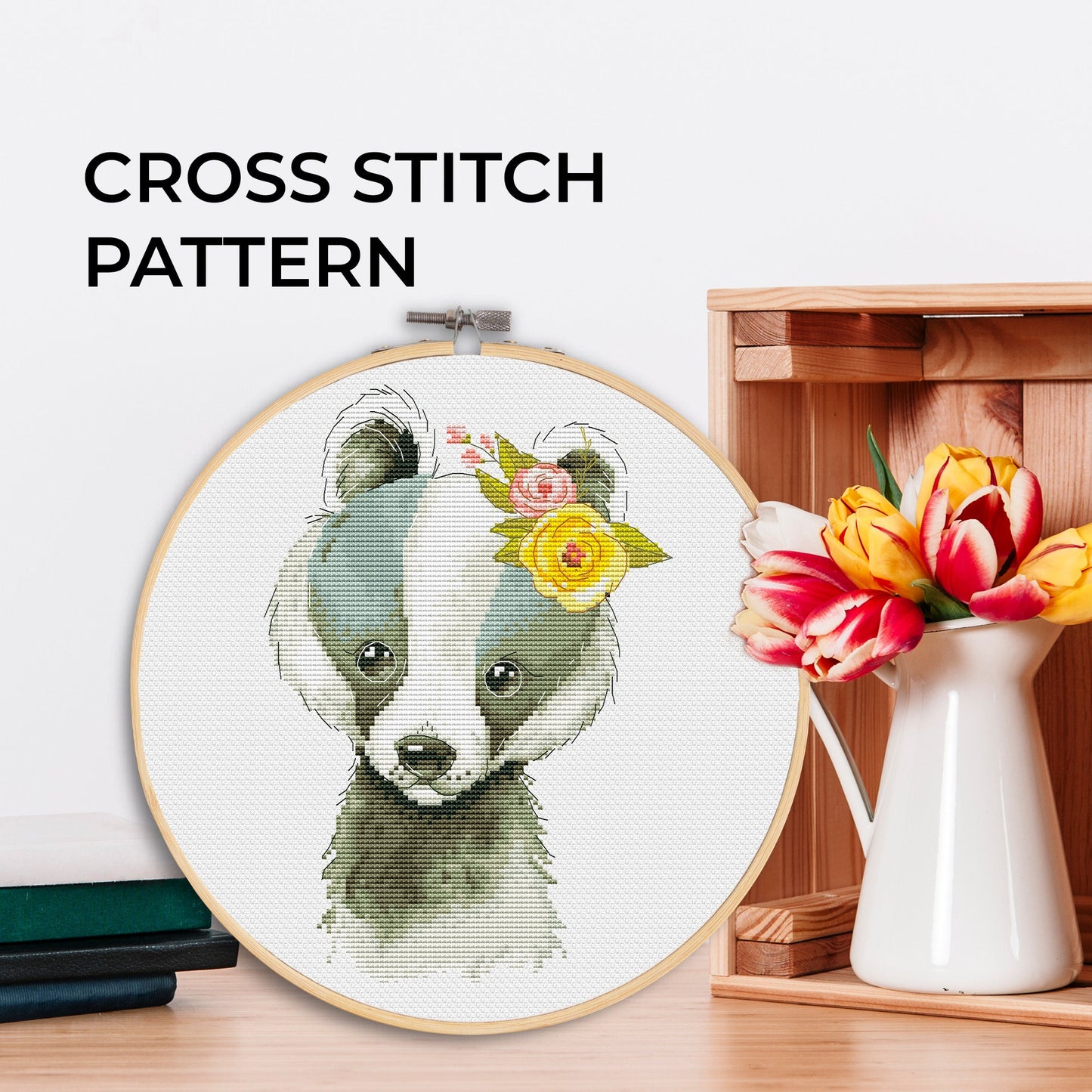 Cross stitch pattern, Badger, Animal cross stitch, Counted cross stitch