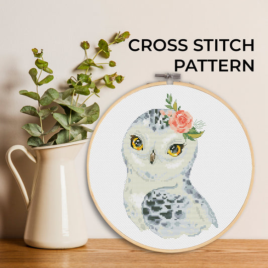 Cross stitch pattern, Owl cross stitch, Counted cross stitch