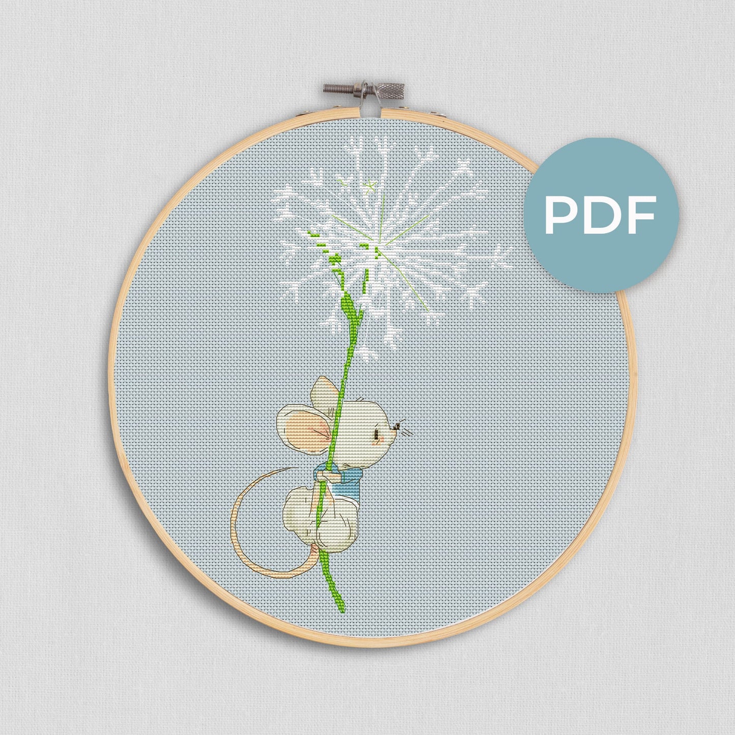 Counted Cross stitch pattern Mouse