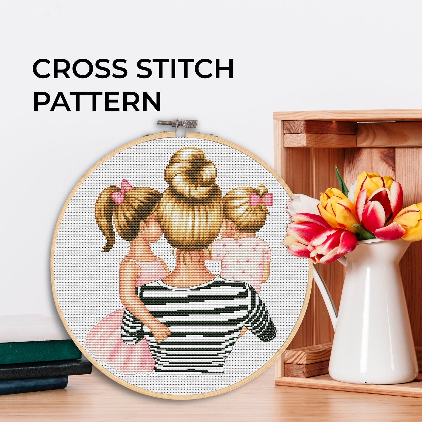 Cross Stitch Pattern β Mother with Children