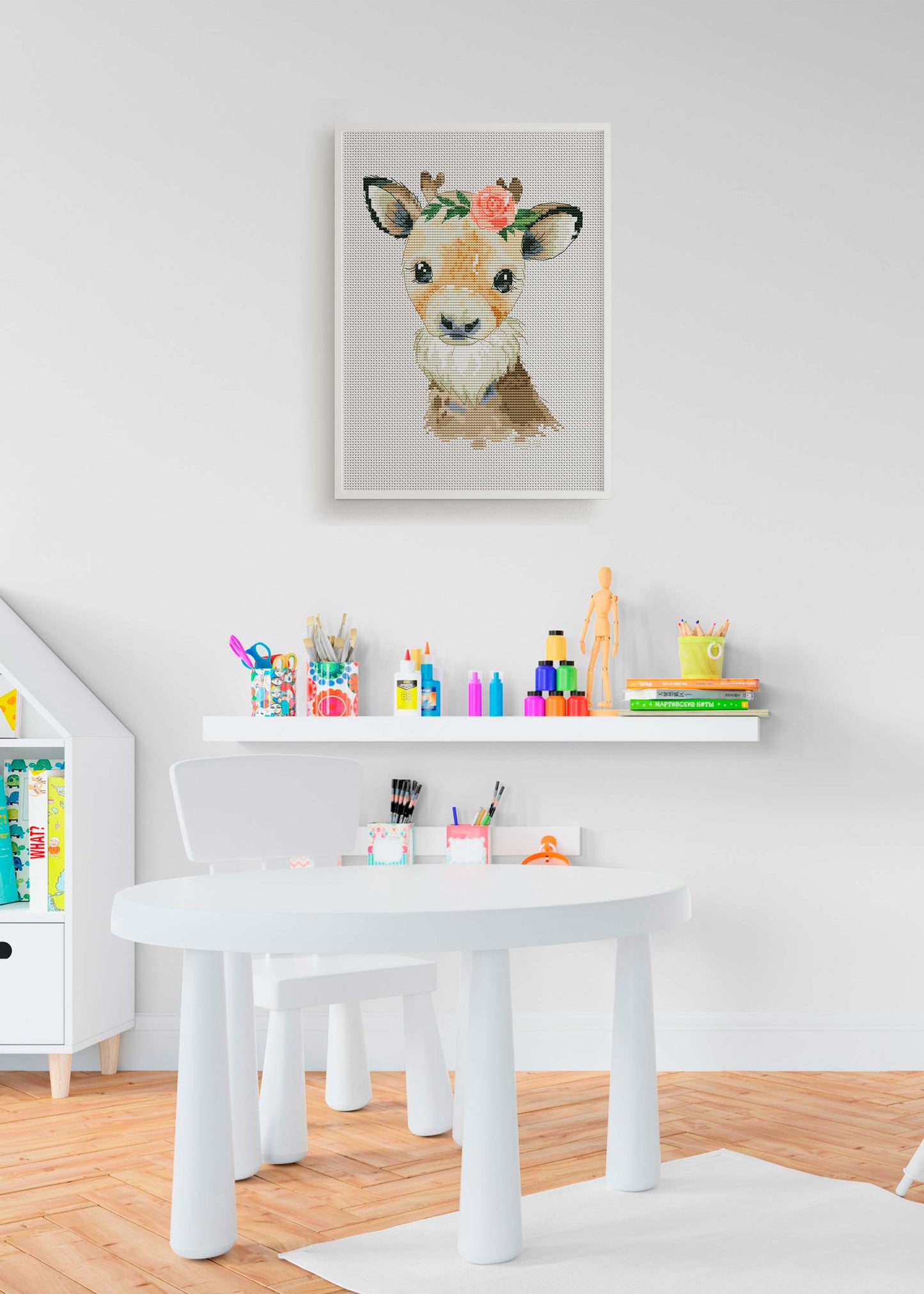 Cross stitch pattern, Deer, Animal cross stitch, Counted cross stitch
