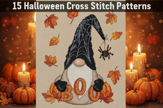 15 Halloween Cross Stitch Patterns You'll Want to Stitch This October