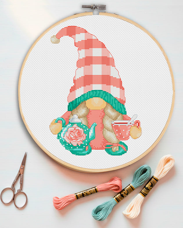 Cross stitch pattern, Kitchen cross stitch, Gnomes cross stitch, Cross stitch pattern