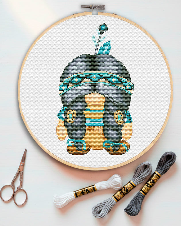Cross stitch pattern Tribal female