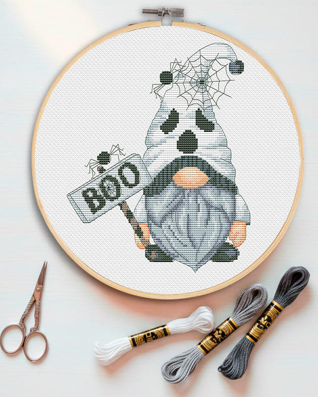 Ghost, Cross stitch pattern, Creepy cross stitch, Ghost cross stitch, Halloween cross stitch, Spider cross stitch, Web cross stitch