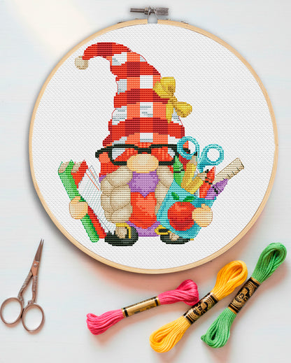 Teacher, Cross stitch pattern, School cross stitch, Teacher cross stitch, Modern cross stitch, Counted cross stitch, Teacher gift