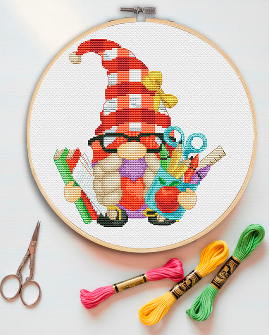 Teacher, Cross stitch pattern, School cross stitch, Teacher cross stitch, Modern cross stitch, Counted cross stitch, Teacher gift