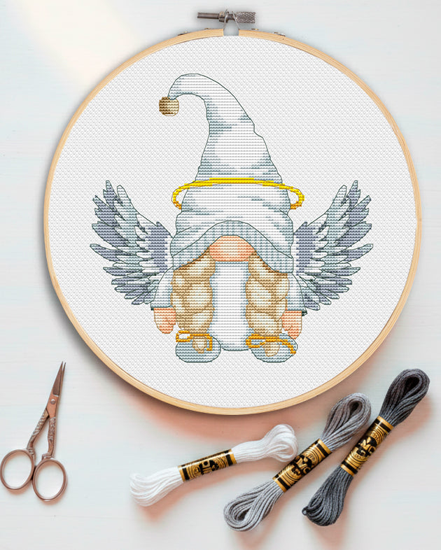 Angel female, Cross stitch pattern, Angel cross stitch, Counted cross stitch, Funny cross stitch