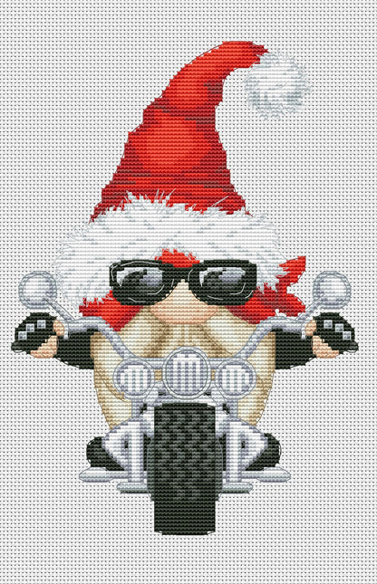 Christmas Gnome cross stitch pattern