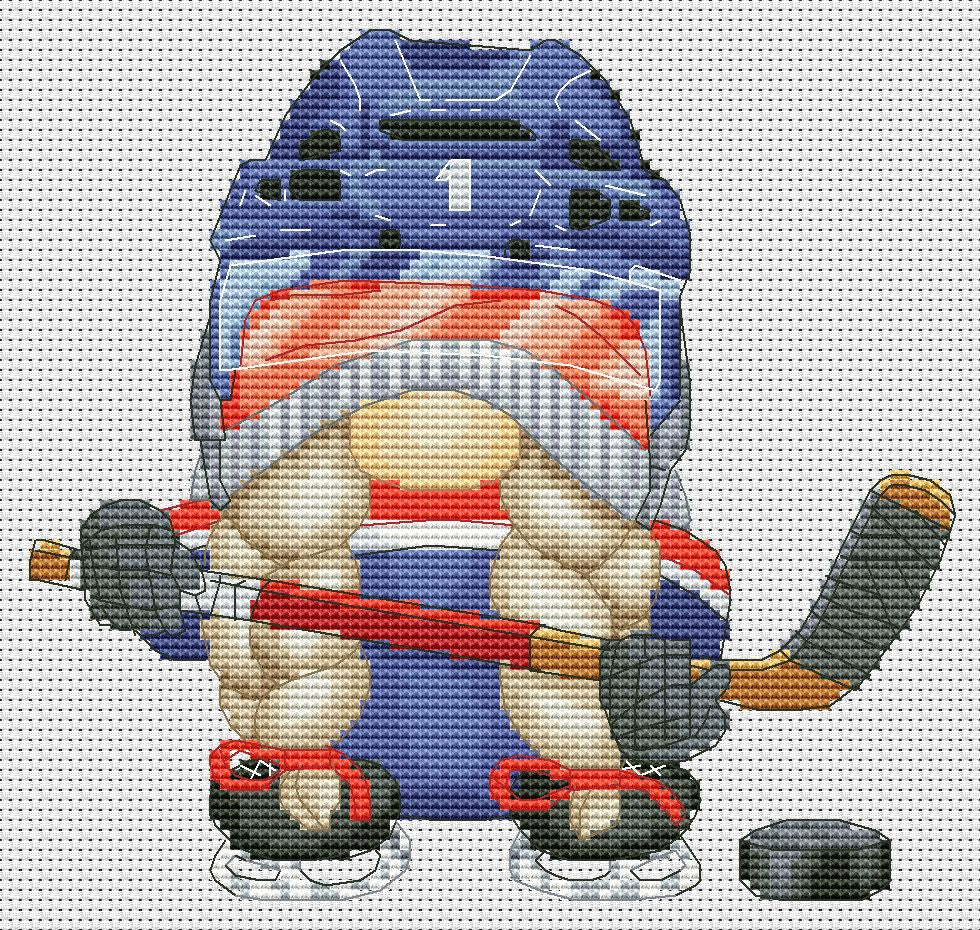 Hockey female, Cross stitch pattern, Sport cross stitch, Hockey cross stitch