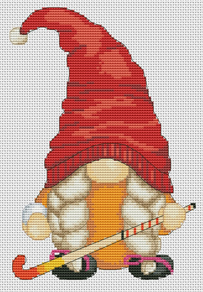 Field hockey female, Cross stitch pattern, Sport cross stitch, Hockey cross stitch