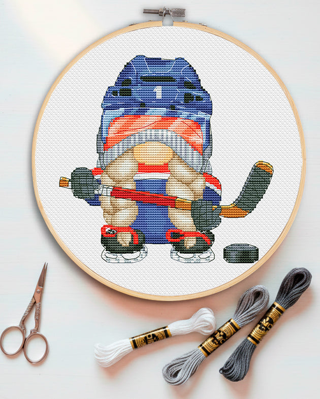 Hockey female, Cross stitch pattern, Sport cross stitch, Hockey cross stitch