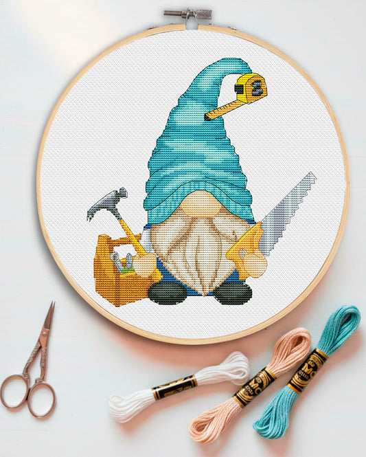 Carpenter, Cross stitch pattern, Counted cross stitch, Modern cross stitch