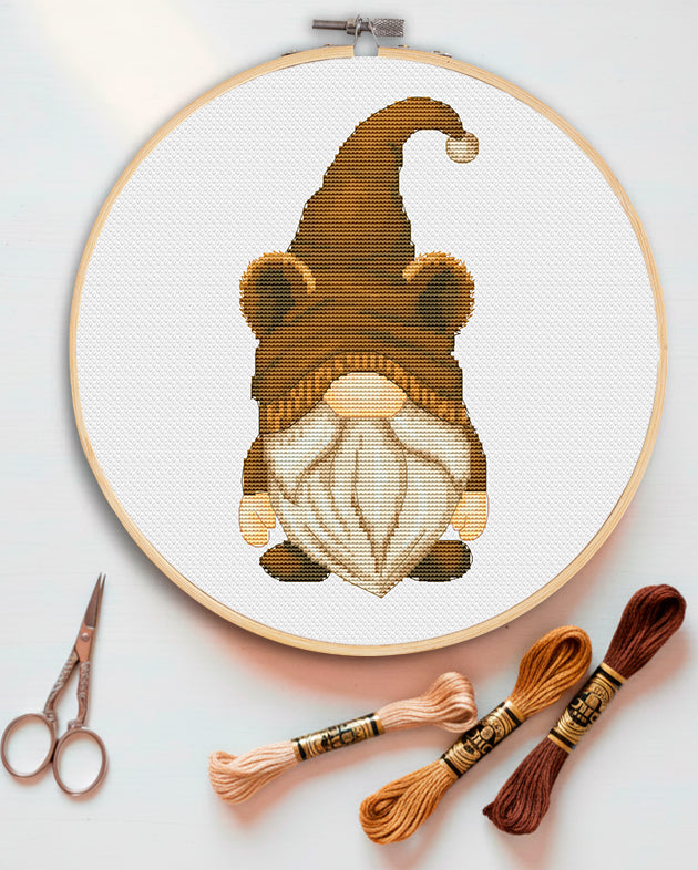 Bear, Cross stitch pattern, Bear cross stitch, Animal cross stitch, Easy cross stitch, Gnomes cross stitch, Simple cross stitch