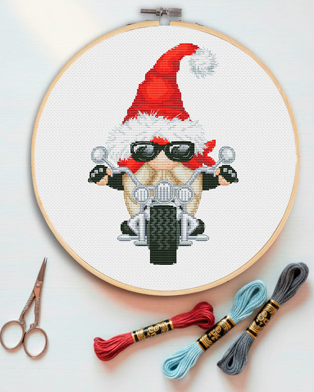 Christmas Gnome cross stitch pattern