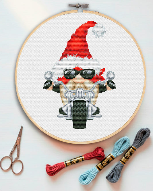 Christmas Gnome cross stitch pattern