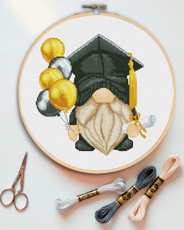 Graduate, Cross stitch pattern, Graduation cross stitch, Class 2025, Modern cross stitch, Counted cross stitch