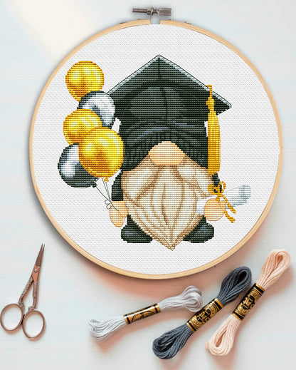 Graduate, Cross stitch pattern, Graduation cross stitch, Class 2025, Modern cross stitch, Counted cross stitch