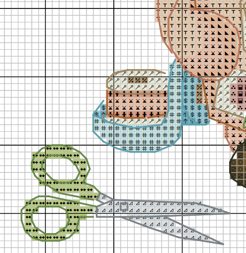 Scrapbook Gnome Cross Stitch (PDF)