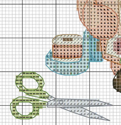 Scrapbook Gnome Cross Stitch (PDF)