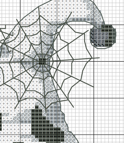 Ghost, Cross stitch pattern, Creepy cross stitch, Ghost cross stitch, Halloween cross stitch, Spider cross stitch, Web cross stitch