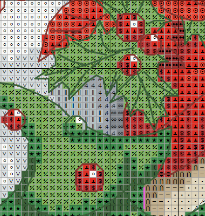 Christmas cross stitch, Cross stitch pattern, Modern cross stitch, Counted cross stitch