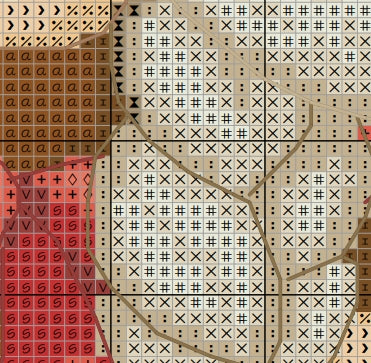 Cross stitch pattern Christmas Female