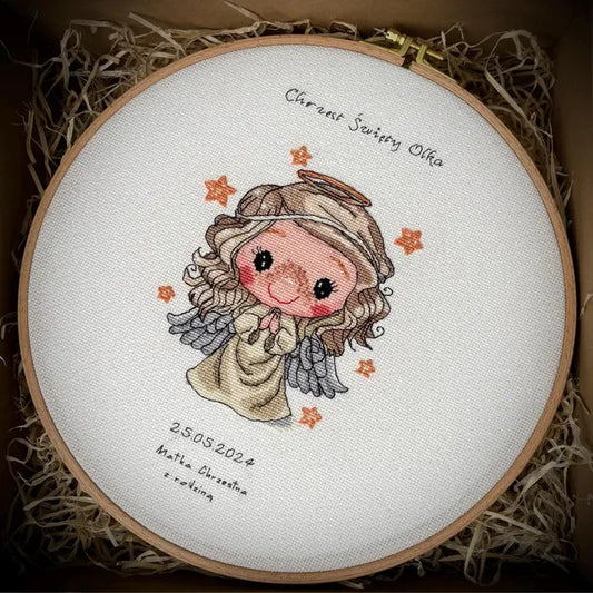 Angel, Cross stitch pattern, Angel cross stitch, Counted cross stitch, Modern cross stitch, Christmas cross stitch