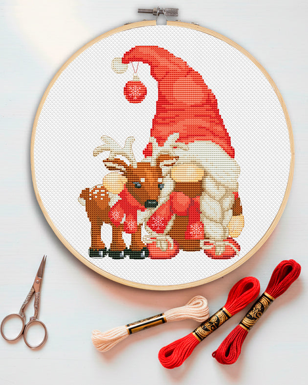 Cross stitch pattern Christmas Female