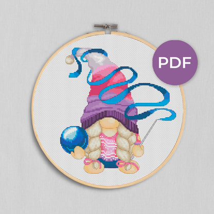 Cross stitch pattern Gymnast