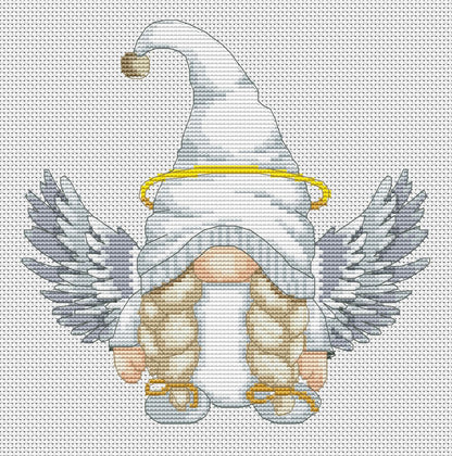 Angel female, Cross stitch pattern, Angel cross stitch, Counted cross stitch, Funny cross stitch