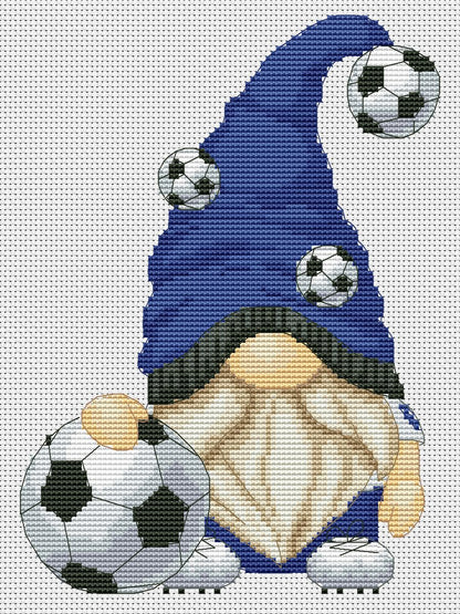 Soccer player, Cross stitch pattern, Sport cross stitch, Football cross stitch