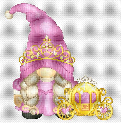 Princess, Cross stitch pattern, Royal cross stitch, Counted cross stitch, Princess cross stitch