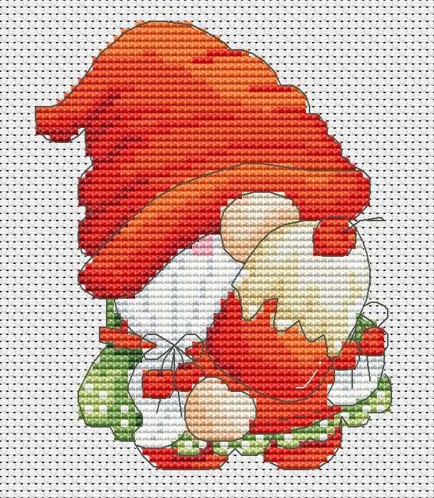 Cross stitch pattern - Cherry cake