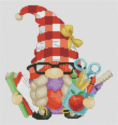 Teacher, Cross stitch pattern, School cross stitch, Teacher cross stitch, Modern cross stitch, Counted cross stitch, Teacher gift