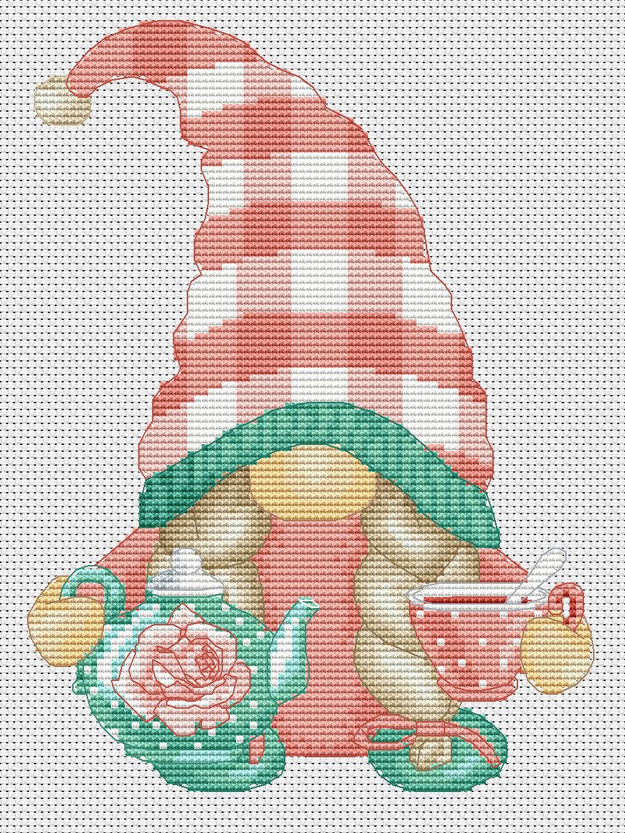 Cross stitch pattern, Kitchen cross stitch, Gnomes cross stitch, Cross stitch pattern