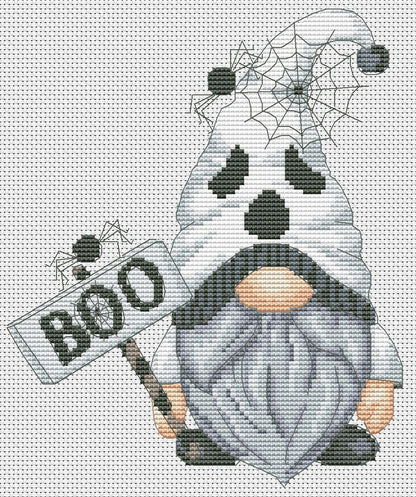 Ghost, Cross stitch pattern, Creepy cross stitch, Ghost cross stitch, Halloween cross stitch, Spider cross stitch, Web cross stitch