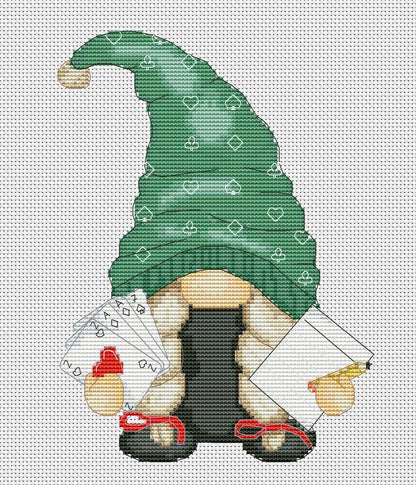 Cross stitch pattern Burraco female