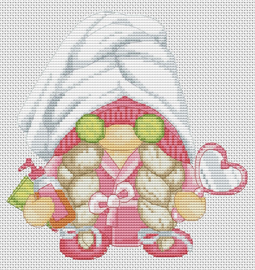 Spa, Cross stitch pattern, Relax cross stitch, Gnomes cross stitch, Modern cross stitch, Vacation cross stitch