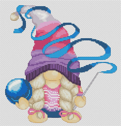 Cross stitch pattern Gymnast